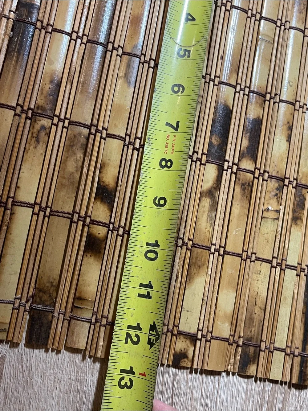 Bamboo Placemats - Natural Brown Table Linens